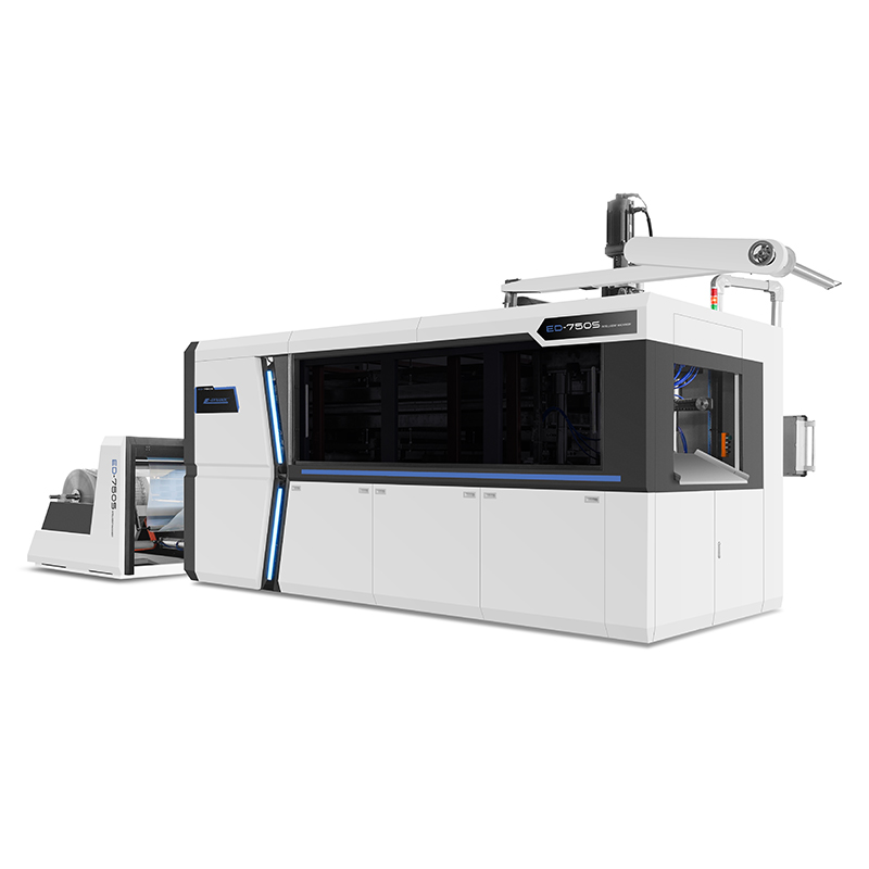 ED-750S AUTOMATIC PLASTIC CUP THERMOFORMING MACHINE